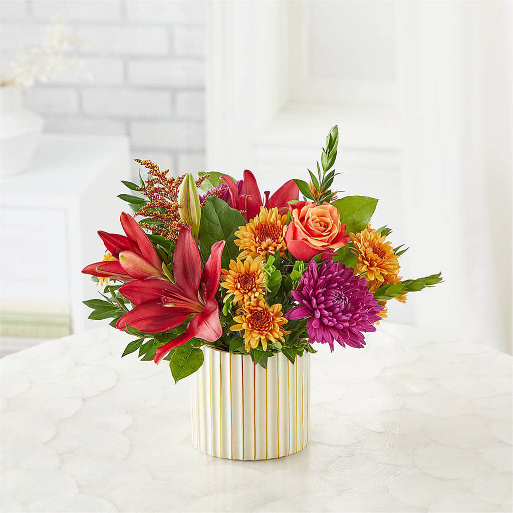 Burgundy Landscape Bouquet –  The Flower Place, Bradenton FL