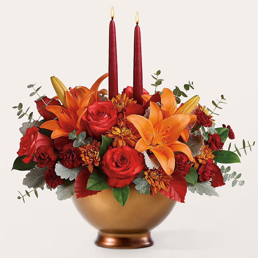 Fruits of Fall Centerpiece –  The Flower Place, Bradenton FL