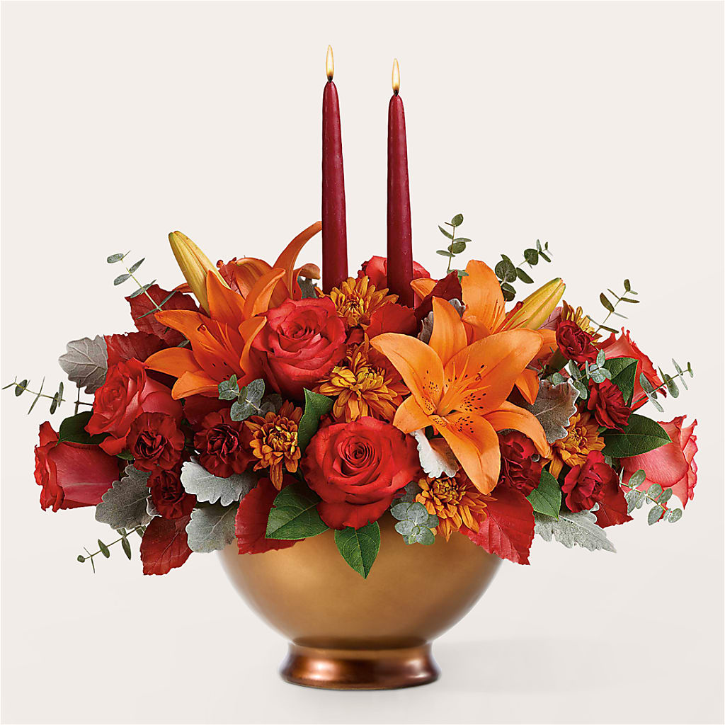 Fruits of Fall Centerpiece –  The Flower Place, Bradenton FL