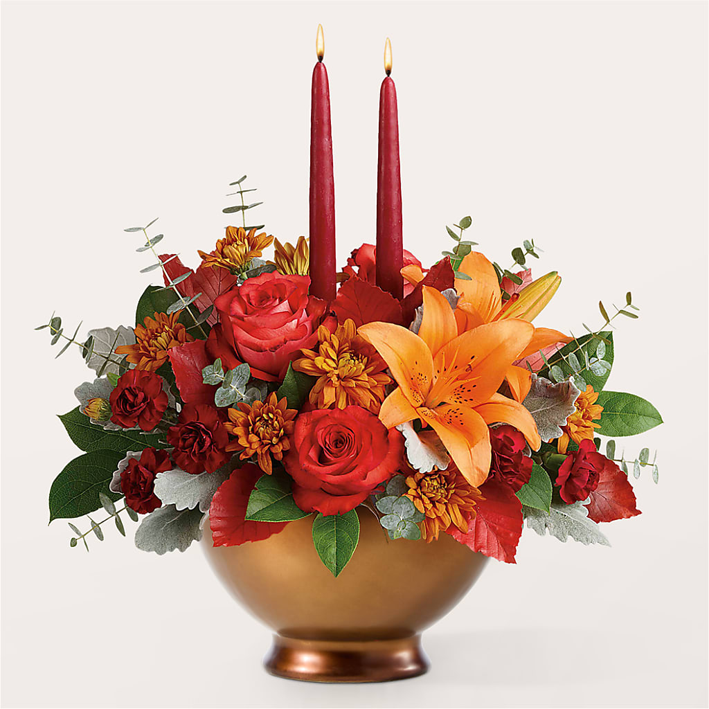 Fruits of Fall Centerpiece –  The Flower Place, Bradenton FL