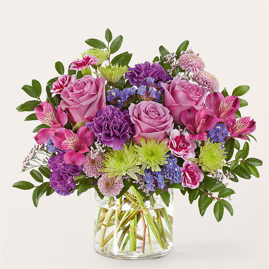 Glass Half Full Bouquet – THE FLOWER PLACE, Bradenton FL