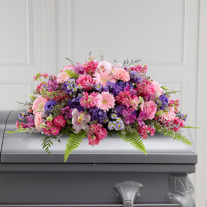 Glorious Garden Casket Spray – THE FLOWER PLACE, Bradenton FL