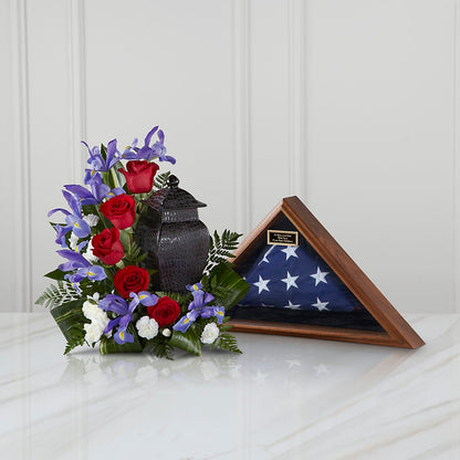 Patriotic Tribute Arrangement – THE FLOWER PLACE, Bradenton FL