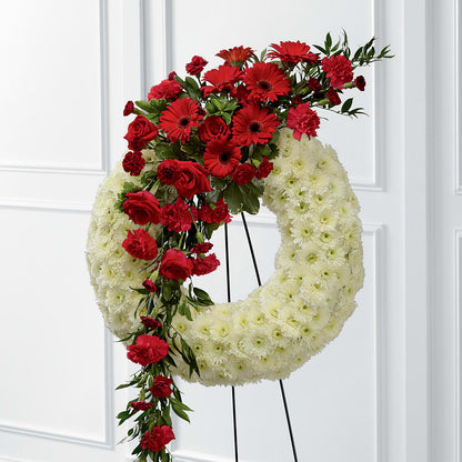 Graceful Tribute Wreath – THE FLOWER PLACE, Bradenton FL