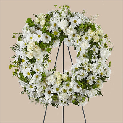 Faithful Wishes Wreath – THE FLOWER PLACE, Bradenton FL