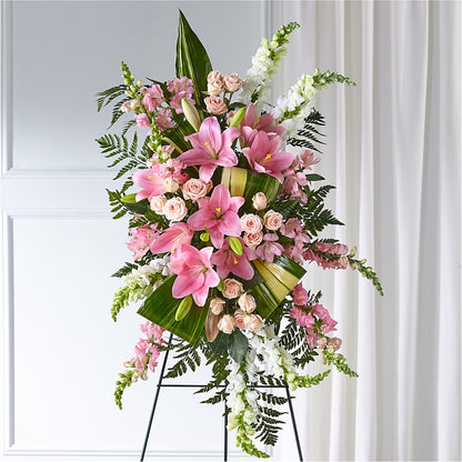 Elegant Embrace Standing Spray – THE FLOWER PLACE, Bradenton FL