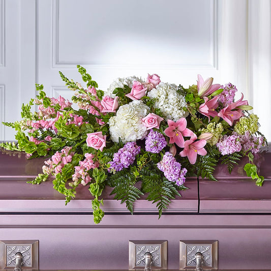 Life's Gratitude Casket Spray –  King Wholesale Flowers Co, Bradenton FL