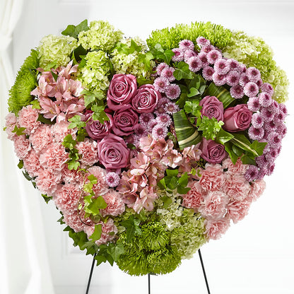 Heartwarming Standing Heart – THE FLOWER PLACE, Bradenton FL