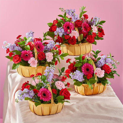 Pink Picnic Basket –  King Wholesale Flowers Co, Bradenton FL