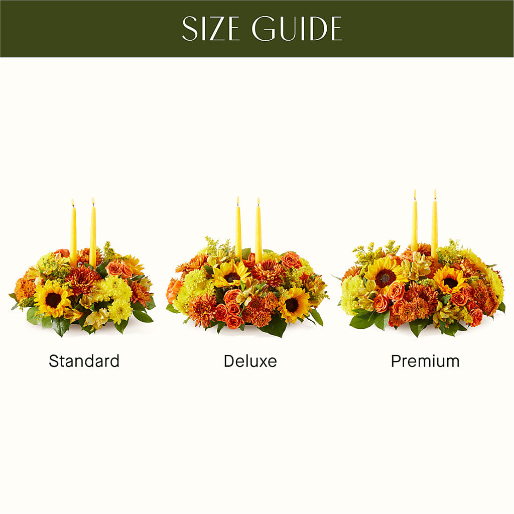 Autumn Harmony Centerpiece –  King Wholesale Flowers Co, Bradenton FL
