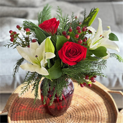 Evergreen Delight Bouquet –  King Wholesale Flowers Co, Bradenton FL