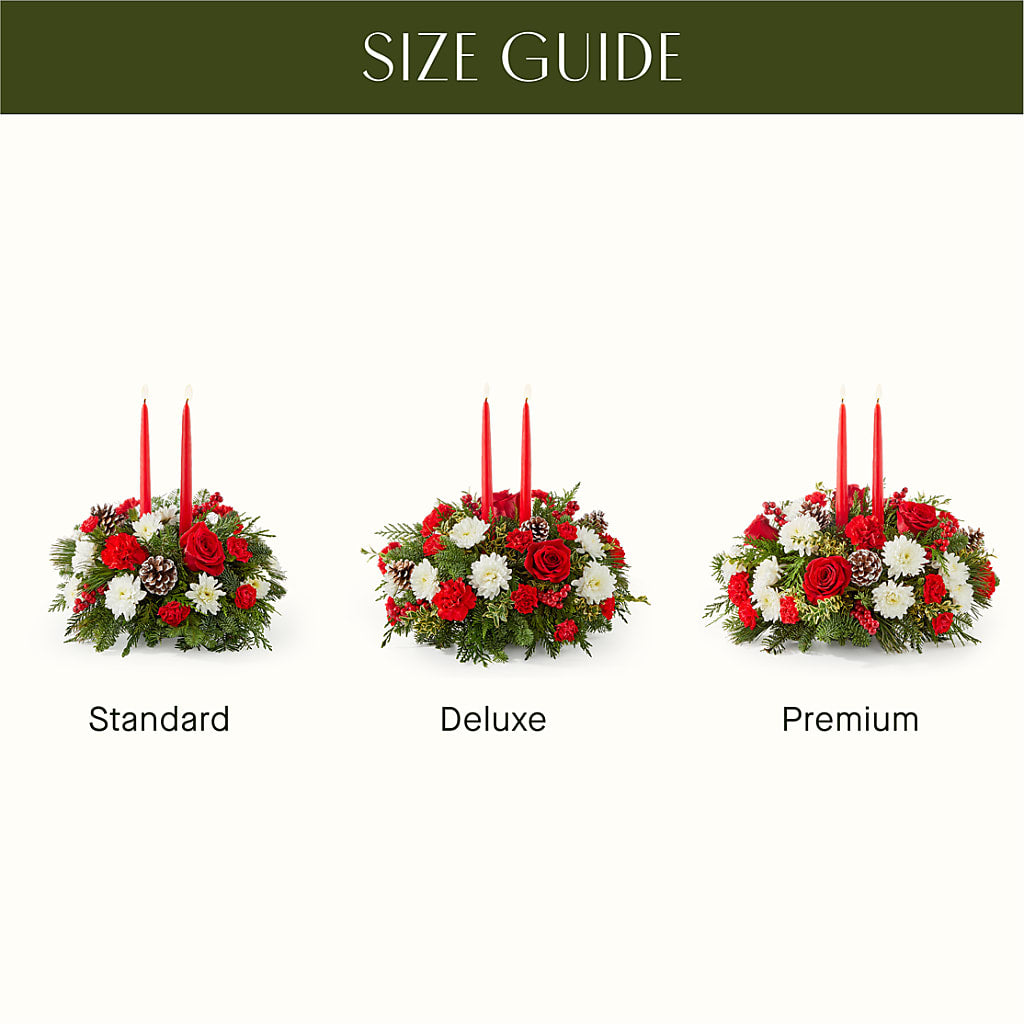 Holiday Soiree Centerpiece –  King Wholesale Flowers Co, Bradenton FL
