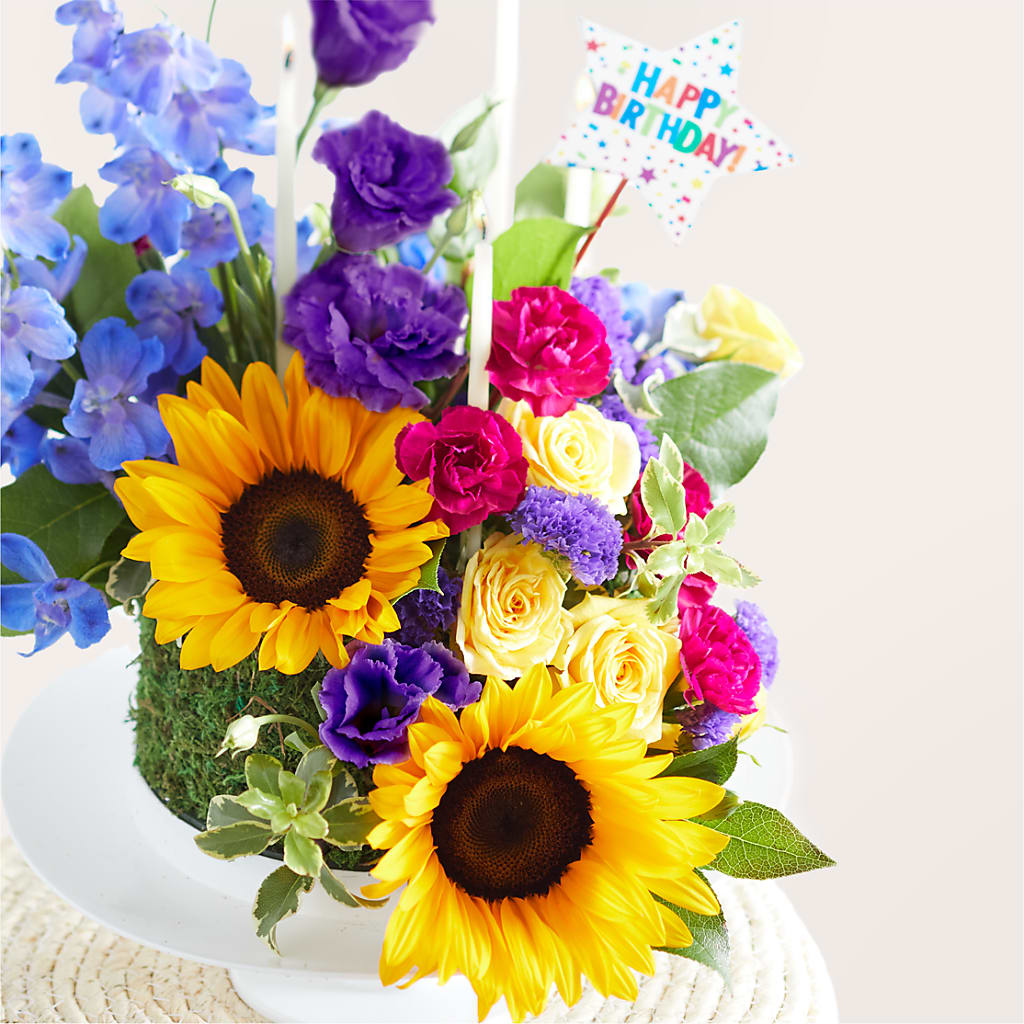 Star of the Day Floral Cake –  King Wholesale Flowers Co, Bradenton FL