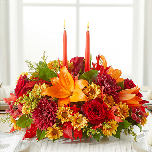 Autumn's Embrace Centerpiece –  King Wholesale Flowers Co, Bradenton FL