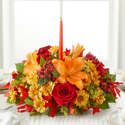 Autumn's Embrace Centerpiece –  King Wholesale Flowers Co, Bradenton FL