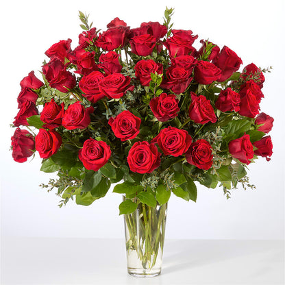 Forever Yours Fifty Stem Red Rose Bouquet – THE FLOWER PLACE, Bradenton FL