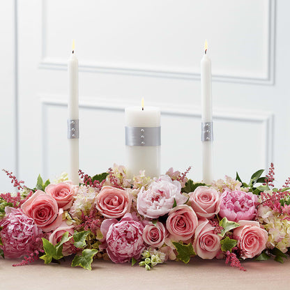 Worldwide Romance Unity Candle Arrangement – THE FLOWER PLACE, Bradenton FL