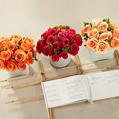 Dawn Rose Centerpiece – THE FLOWER PLACE, Bradenton FL